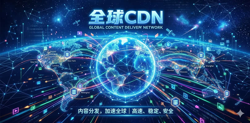CDN内容分发网络示意图